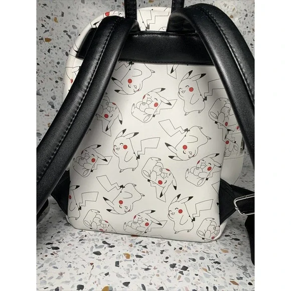 Loungefly Pokemon AOP Allover Print Pikachu Mini Backpack BoxLunch Exclusive - Picture 5 of 7
